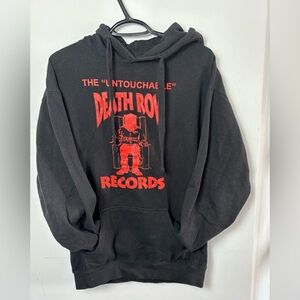 Death Row Records Hoodie Milltex size Medium The Untouchable sweater